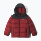 Geacă izolată pentru copii Columbia Puffect Hooded Red Oxide/Black