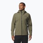 Geacă softshell pentru bărbați Columbia Tennen Mountain Hooded Softshell stone green