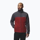 Bluză fleece pentru bărbați Columbia Steens Mountain Full Zip 2.0 Shark/Red Oxide