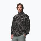 Bluză fleece pentru bărbați Columbia Timber Crest MTR Fleece Printed HZ black/icypeaks