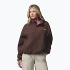 Bluză fleece pentru femei Columbia Helvetia II Cropped Half Snap Fleece tobacco