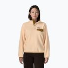 Bluză fleece pentru femei Patagonia Lightweight Synchilla Snap-T Pullover natural