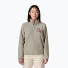 Bluză fleece pentru femei Patagonia Lightweight Synchilla Snap-T Pullover oatmeal heather w/moonrise taupe