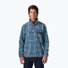 Bluză fleece pentru bărbați Patagonia Lightweight Synchilla Snap-T Pullover deep freeze: forge grey