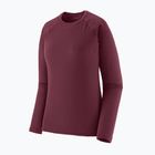 Bluză termoactivă pentru femei Patagonia Capilene Termal Weight Crew berry fig