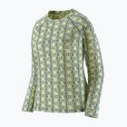 Bluză termoactivă pentru femei Patagonia Capilene Midweight Crew sun quilt: blue sage