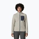 Bluză fleece pentru femei Patagonia R1 Air birch white