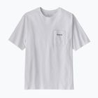 Tricou pentru bărbați Patagonia Boardshort Logo Pocket Responsibili fiber white