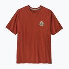 Tricou pentru bărbați Patagonia Great Waves Responsibili-Tee rusty red