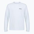 Longsleeve pentru bărbați Patagonia P-6 Logo Responsibili fiber white