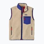 Vestă pentru bărbați Patagonia Classic Retro-X dark natural w/cobalt blue