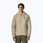 Geacă izolată pentru bărbați Patagonia Nano Puff Hoody weathered stone