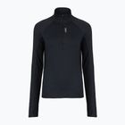 Bluză pentru femei de alergare HOKA Skyform Half Zip black heather