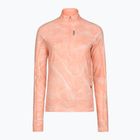 Bluză pentru femei de alergare HOKA Skyform Half Zip CLF PRT sunstone print