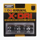 Înveliș pentru rachete de squash Karakal X-Dri Grip 3 buc. black