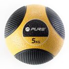 5 kg minge de medicină Pure2Improve Medicine Ball galben 2140