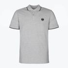 Tricou polo pentru bărbați Pitbull West Coast Polo Slim Logo grey/melange