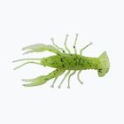 Relax Crawfish 2 Momeală moale laminată 4 buc. Chartreuse-Negru Jumbo Glitter / Alb CRF2