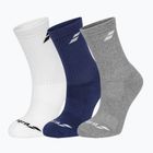Șosete Babolat 3 pary white/estate blue/grey