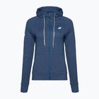 Pulover de tenis pentru femei Babolat Exercise Hood estate albastru heather
