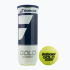 Set de mingi de tenis 3 buc. Babolat Gold Academy 3 galben 501085
