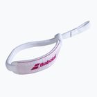 Curea pentru încheietură Babolat Wrist Strap Padel white/ pink