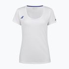 Tricou pentru copii Babolat Play Cap Sleeve Top Jr white/white