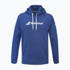 Hanorac de tenis pentru bărbați Babolat Exercise Hood Sweat sodalite blue