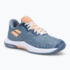 Încălțăminte de badminton pentru femei Babolat Shadow Spirit 2 grey/ coral