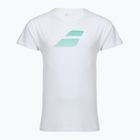 Tricou pentru bărbați Babolat Exercise Big Flag white/white