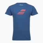 Tricou pentru bărbați Babolat Exercise Big Flag dark blue