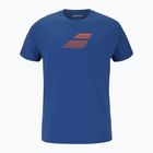 Tricou pentru bărbați Babolat Exercise Big Flag dark blue