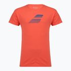 Tricou pentru bărbați Babolat Exercise Big Flag hot coral