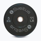 Disc bumper olimpic Sveltus Training Olympic Disc 5 kg black