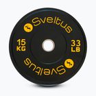Disc bumper olimpic Sveltus Training Olympic Disc 15 kg black