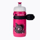 Sticlă de băutură pentru biciclete cu clip Zefal Set Little Z-Ninja Girl roz ZF-162I