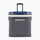 Frigider turistic Igloo Maxcold Latitude 62 Qt Roller 59 l carbonite/ aegean sea