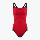 Costum de înot dintr-o bucată pentru femei arena Team Stripe Super Fly Back One Piece roșu-negru 001195/415