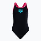 Costum de înot dintr-o bucată pentru copii arena Biglogo Swim Pro Back One Piece negru 001332/595