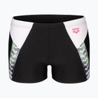 Boxeri de înot pentru bărbați arena Stripe Swim Short black/white/multi