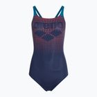 Costum de înot dintr-o piesă pentru femei arena Foggy Dots Swim Pro Back navy / blue cosmo