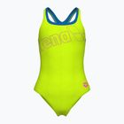 Costum de baie întreg pentru femei arena Logo Swim Pro artic lime/blue china