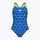 Costum de baie întreg pentru copii arena Multiple Dot Swim Pro Back multi blue/artic lime