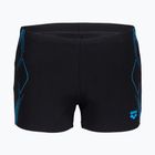 Boxeri de înot pentru bărbați arena Graphic Swim Short black/turquoise