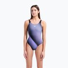 Costum de baie întreg pentru femei arena Night Light U Back blue multi/black