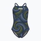 Costum de baie întreg pentru copii arena Fireflow Lightdrop Back navy/team navy yellow