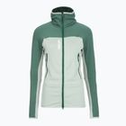 Hanorac pentru femei Millet Fusion Grid Hoodie seaweed/bottle