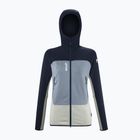 Hanorac pentru femei Millet Fusion Grid Hoodie foggy dew/saphir