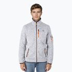 Bluză fleece pentru bărbați Aulp Navoy Melanged Knit grey