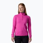 Bluză fleece pentru femei Rossignol Mid Layer Stretch Half Zip electric fuchsia